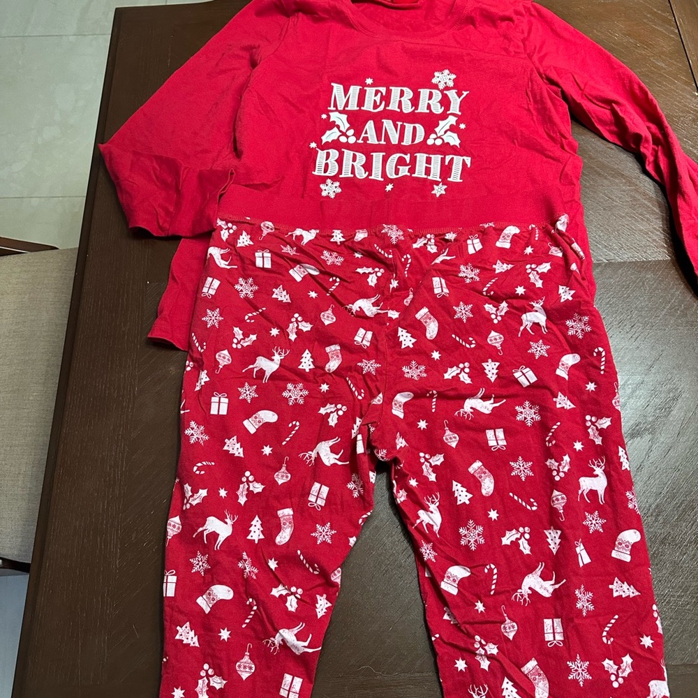 Macy's Festive Red Woman’s Pajama Set